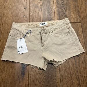 Paige Tan Jean Shorts